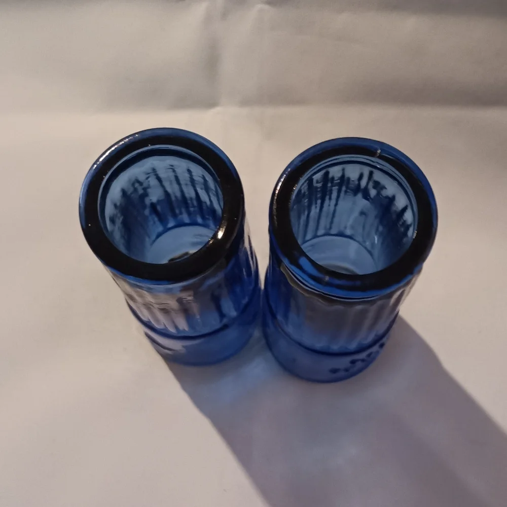 Corralejo Tequila Shot Gun Shell Cobalt Blue Mexican Shot Glasses  2 oz
